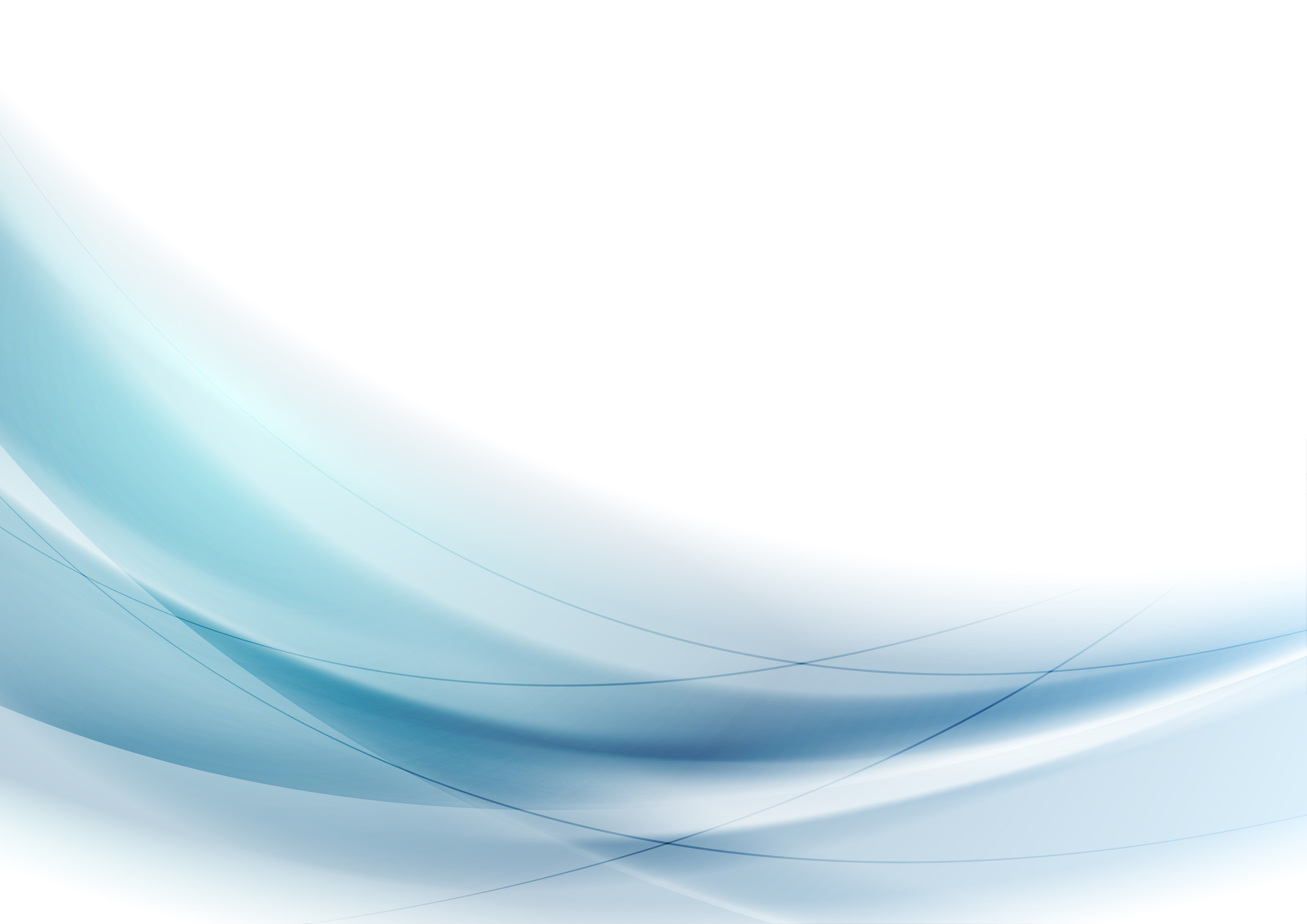 Abstract Blue Soft Elegant Waves Background